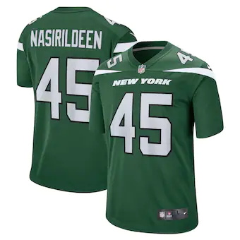 mens nike hamsah nasirildeen gotham green new york jets gam